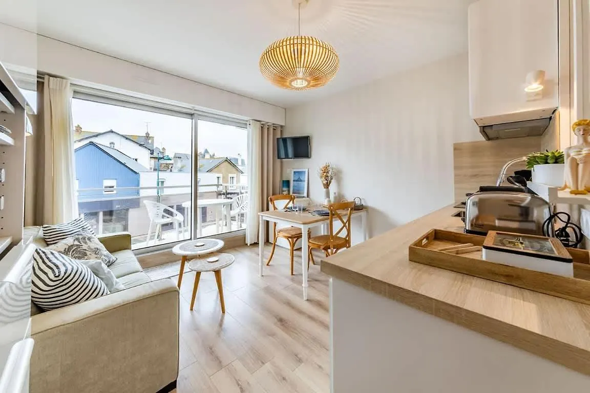 Appartement Le Rochebonne - Vue Mer - Cosy Et Renove - Plage Saint-Malo